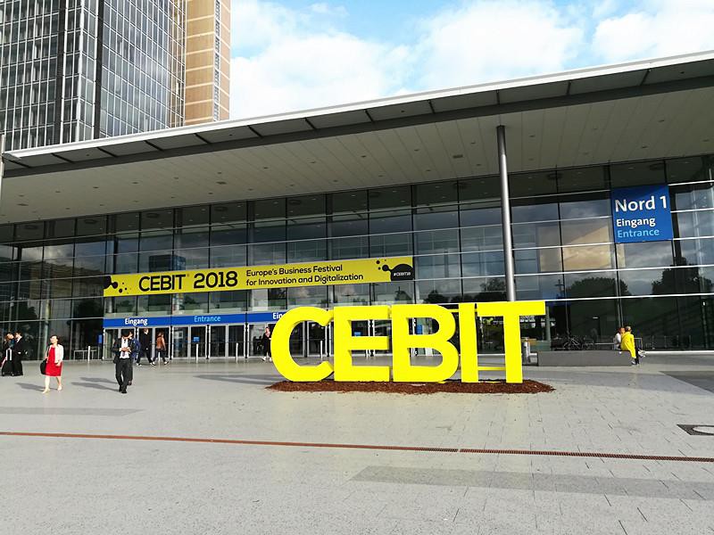 Optico komunikazzjoni fl-CEBIT 2018