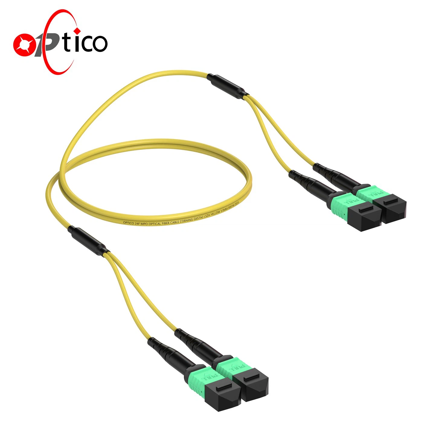 24F MPO Trunk Cable OS2 Female 2 × 12