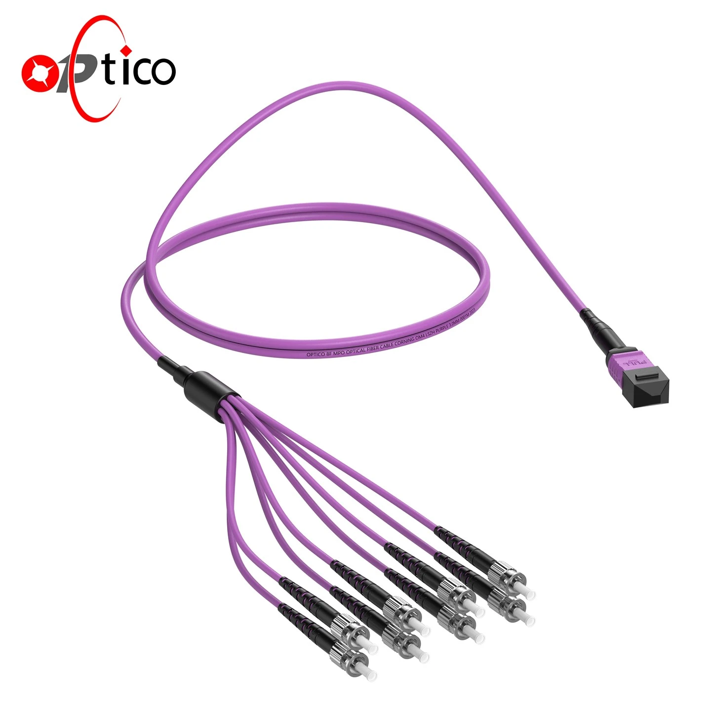 8f MPO għal ST Fiber Optic Cable Cable